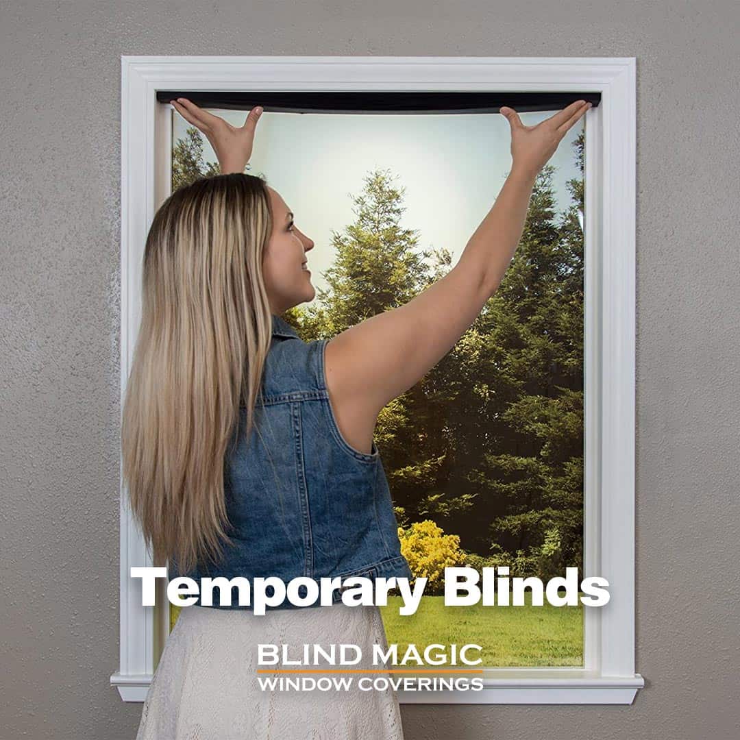 Temporary Blinds in Edmonton, Alberta Blind Magic