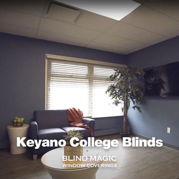 Blind Magic Keyano College Blinds installed in Edmonton