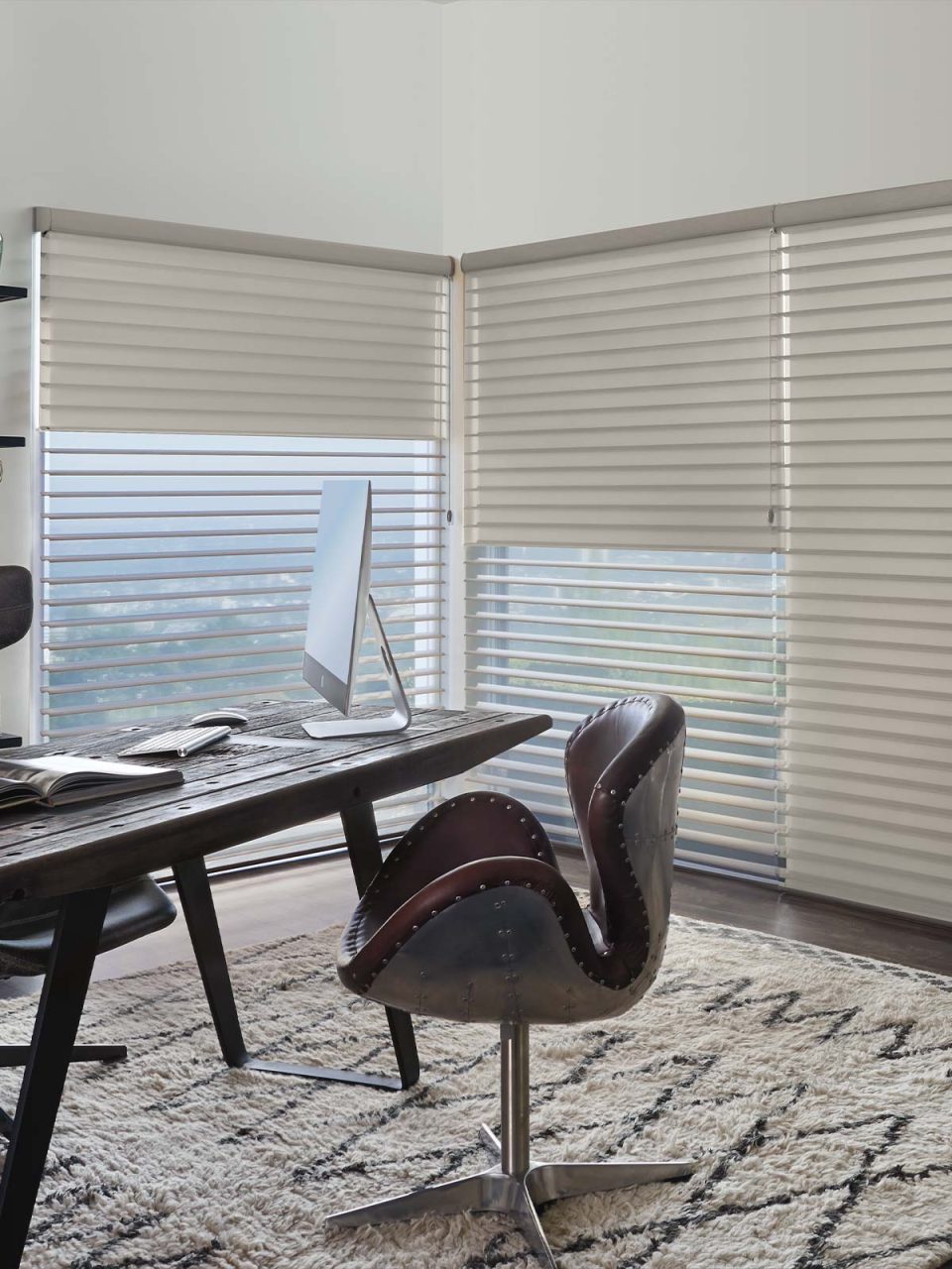 Hunter Douglas Silhouette Shades with DuoLite Operating System installed