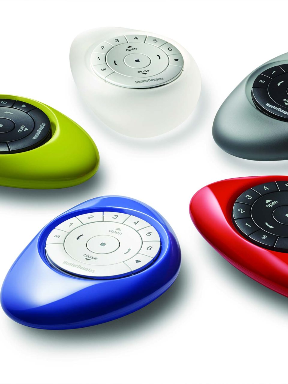 All Hunter Douglas PowerView Pebble Remote Colours