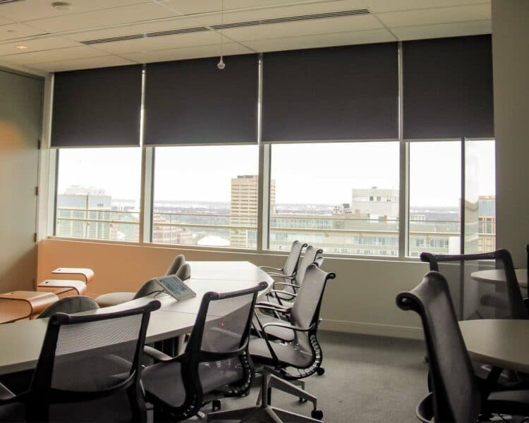 Blind Magic Commercial - Epcor Tower Blinds Boardroom