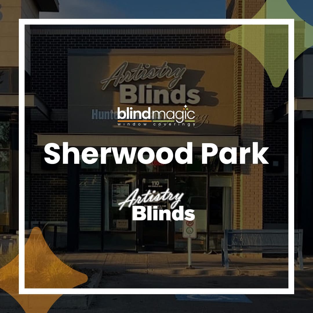 Artistry Blinds by Blind Magic is located in Sherwood Park