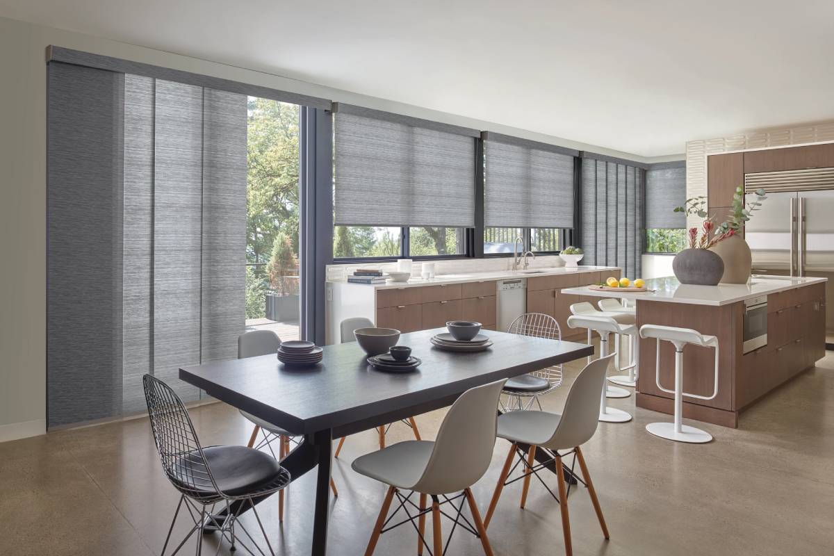 Hunter Douglas Skyline® Panel-Track Blinds near Edmonton, Alberta (AB)