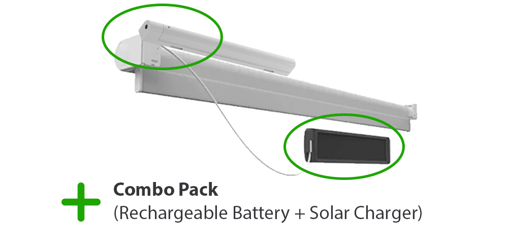 Combine Rechargeable Battery Wand and a Solar Charger